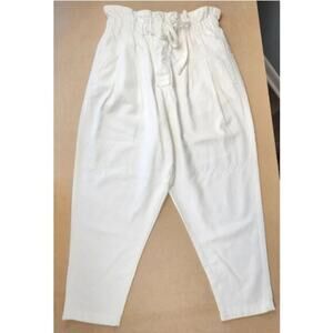 Free People Medium Margate High Waist Pants Cream $98